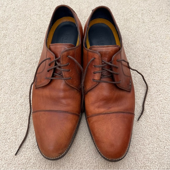 Cole Haan Lenox Hill Cap Toe Oxford - Tan Men’s Size 9.5 Wide - Picture 2 of 9
